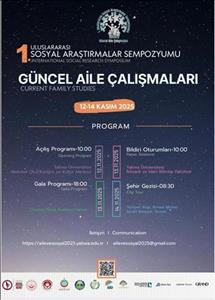 1ˢᵗ INTERNATIONAL SOCIAL RESEARCH SYMPOSIUM CURRENT FAMILY STUDIES